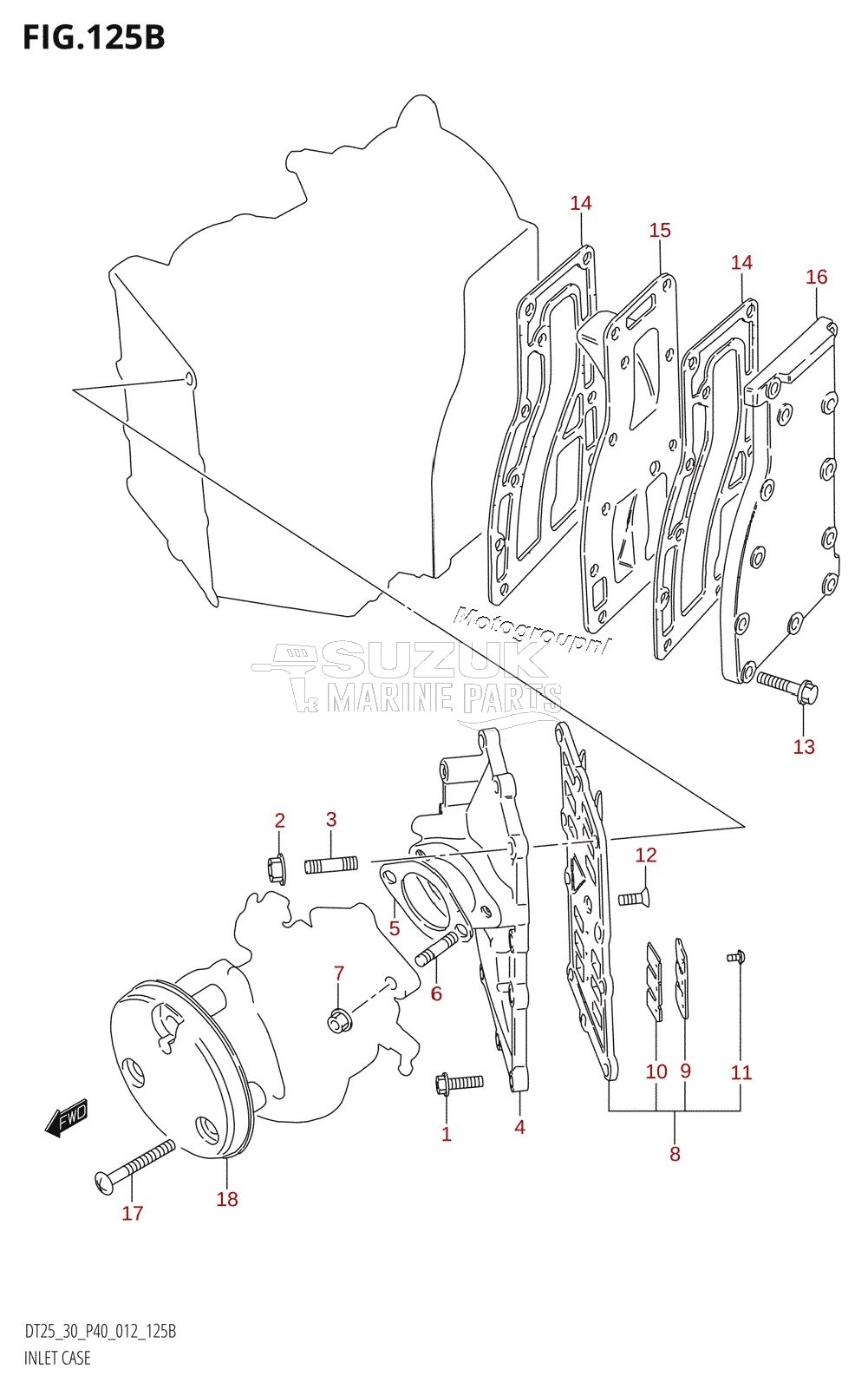 INLET CASE (DT30:P40)