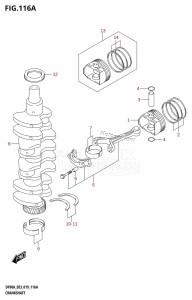 DF70A From 07003F-910001 (E03)  2019 drawing CRANKSHAFT