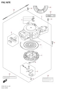 DF20A From 02002F-410001 (P03)  2014 drawing RECOIL STARTER (DF15A:P03)