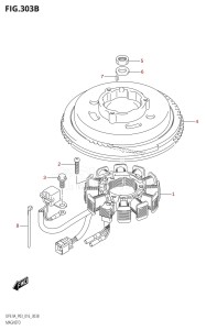 DF8A From 00801F-610001 (P03)  2016 drawing MAGNETO (DF8AR:P03)