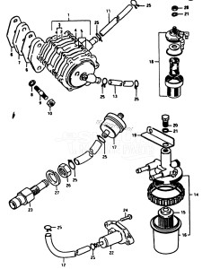 DT9 From c-10001 ()  1982 drawing FUEL PUMP