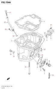 09003F-110001 (2011) 90hp E03-USA (DF90AT) DF90A drawing OIL PAN.