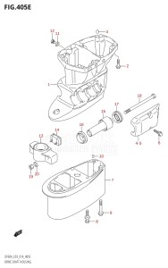 04003F-410001 (2014) 40hp E03-USA (DF40A) DF40A drawing DRIVE SHAFT HOUSING (DF60AVT)