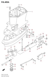 DF60 From 06001F-971001 (E03)  1999 drawing DRIVE SHAFT HOUSING