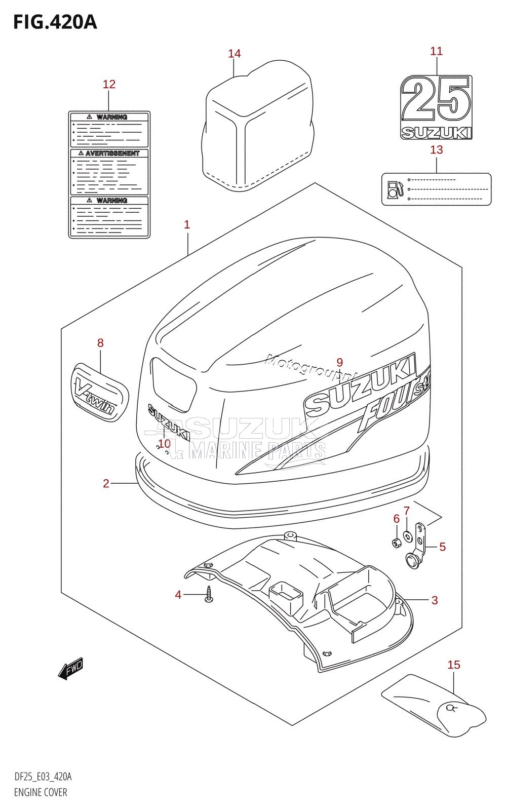 ENGINE COVER (K6,K7,K8,K9)