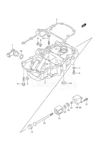 Outboard DF 30 drawing Engiine Holder