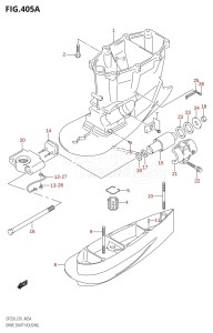 DF200Z From 20001Z-421001 (E01 E40)  2004 drawing DRIVE SHAFT HOUSING (X-TRANSOM,XX-TRANSOM)