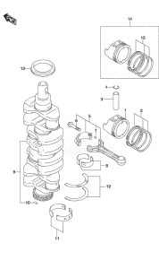 DF 140A drawing Crankshaft