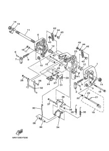 F20MSH-2007 drawing FRONT-FAIRING-BRACKET