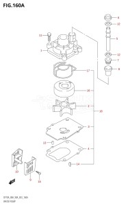 09002F-980001 (2009) 90hp E03-USA (DF90ATK9) DF90A drawing WATER PUMP