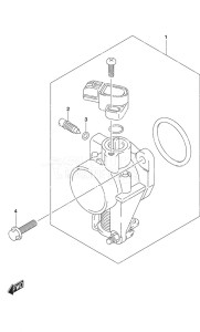 DF 25A drawing Throttle Body