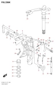 DF140AZ From 14003Z-710001 (E11 E40)  2017 drawing SWIVEL BRACKET (DF115AST:E03)