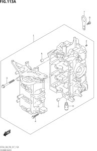 02504F-710001 (2017) 25hp P03-U.S.A (DF25A  DF25AQ  DF25AR  DF25AT  DF25ATH) DF25A drawing CYLINDER BLOCK