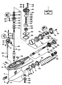 250AETO drawing PROPELLER-HOUSING-AND-TRANSMISSION-1