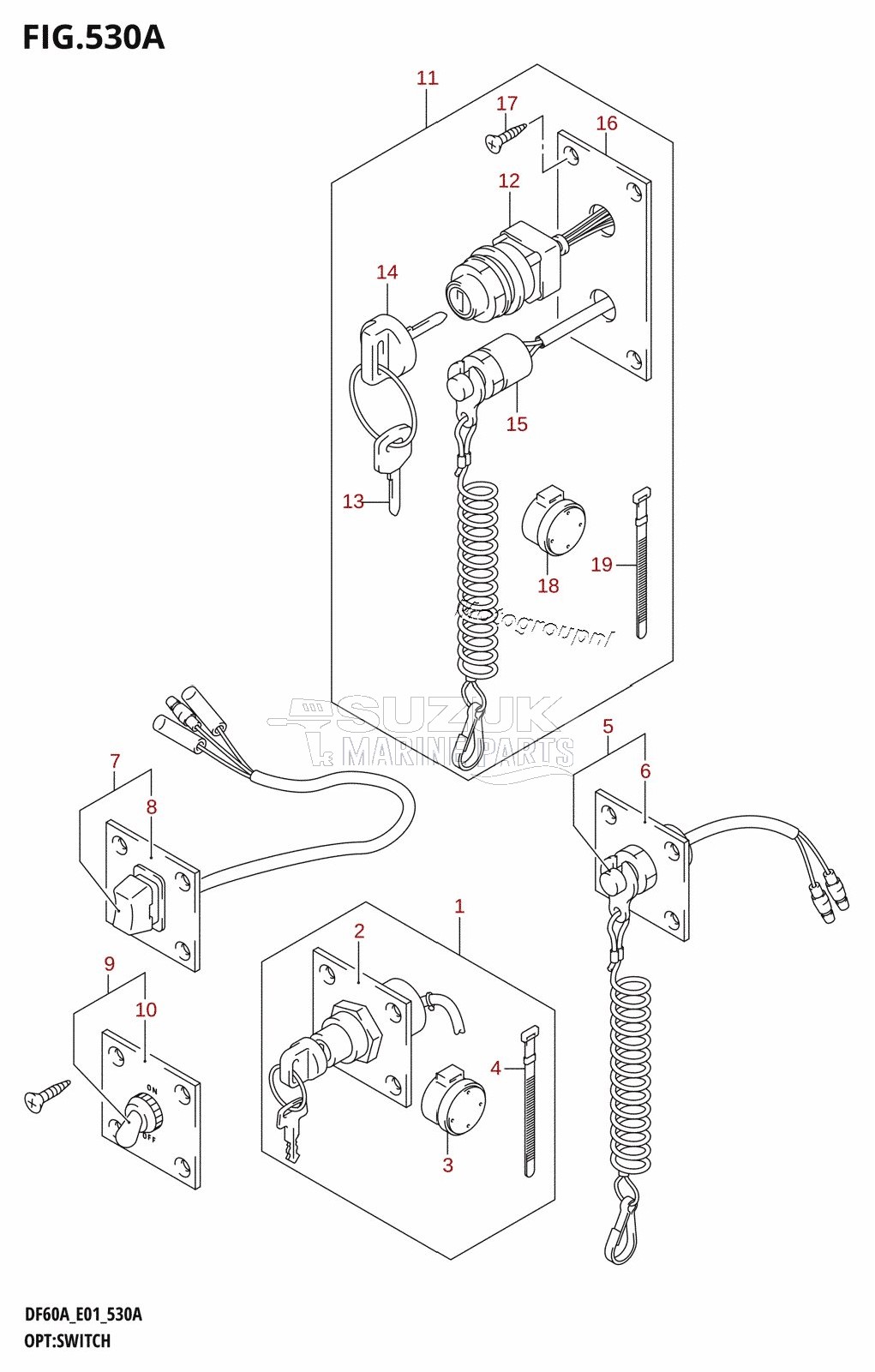 OPT:SWITCH (DF40AST,DF40AT,DF50AT,DF60AT,DF60AWT)