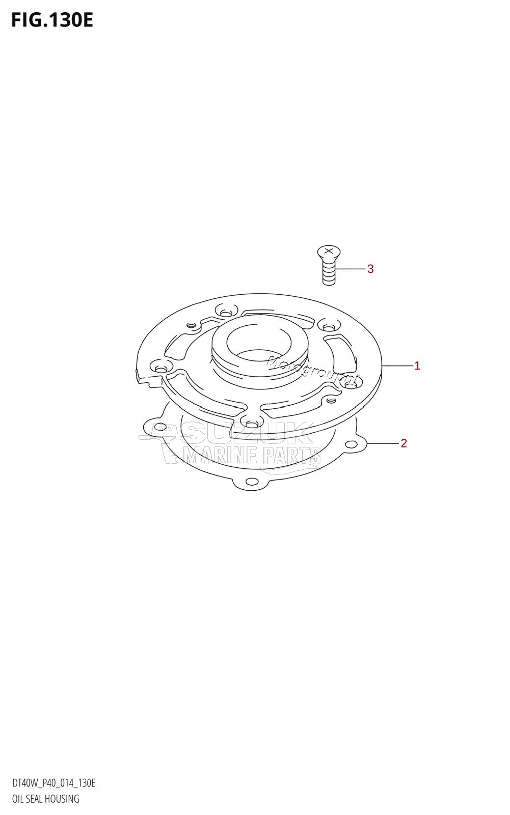 OIL SEAL HOUSING (DT40WK:P40)