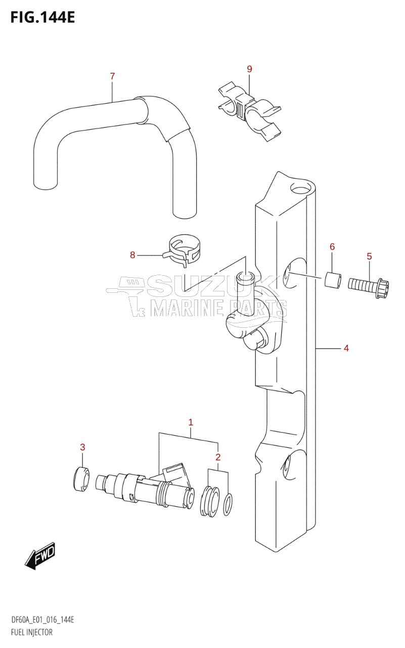 FUEL INJECTOR (DF50A:E01)