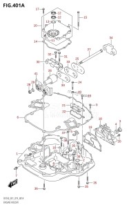 DF250Z From 25003Z-910001 (E40)  2019 drawing ENGINE HOLDER (DF200T)