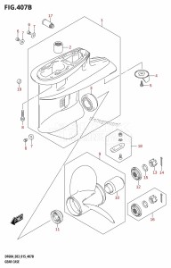 DF50A From 05003F-510001 (E03)  2015 drawing GEAR CASE (DF50A:E03)