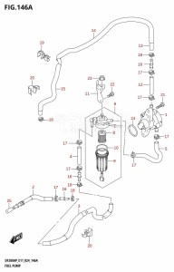 DF175AP From 17503P-440001 (E11)  2024 drawing FUEL PUMP (E11)