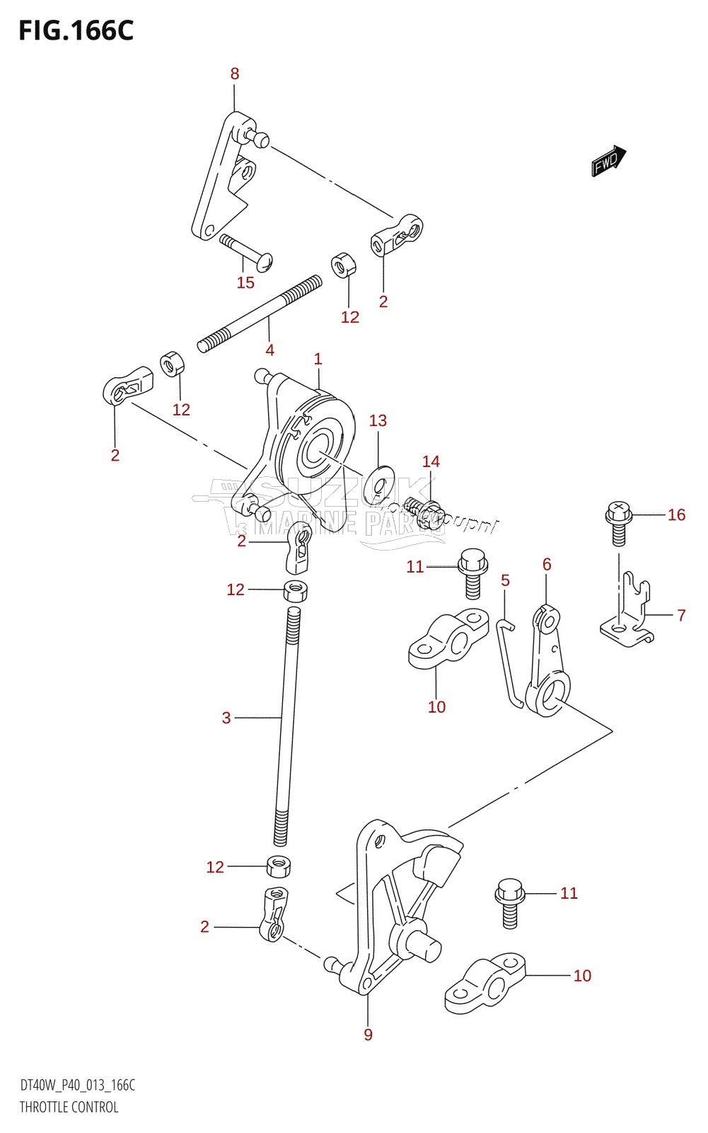 THROTTLE CONTROL (DT40WR:P40)