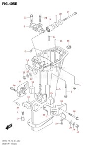 DT15A From 01504-510001 (P36-P40)  2015 drawing DRIVE SHAFT HOUSING (DT15A:P40)