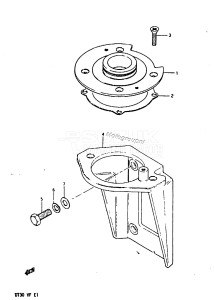 DT30 From 03001-408067 till 411086 ()  1985 drawing UPPER OIL SEAL HOUSING