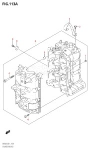 05003F-110001 (2011) 50hp E01-Gen. Export 1 (DF50AT  DF50ATH) DF50A drawing CYLINDER BLOCK