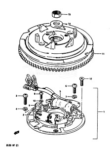 DT30 From 03001-614522 ()  1989 drawing MAGNETO