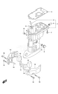 Outboard DF 30A drawing Drive Shaft Housing