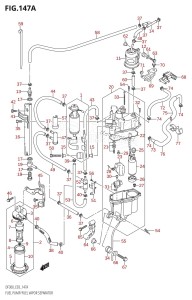 DF300 From 30001F-780001 (E03)  2007 drawing FUEL PUMP /​ FUEL VAPOR SEPARATOR (K7,K8,K9,K10)