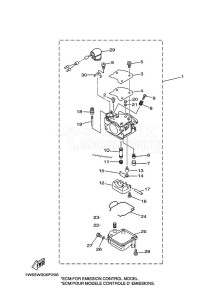 F20AET-NV drawing CARBURETOR