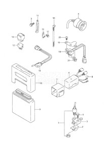 DF 140 drawing PTT Switch Engine Control Unit (2004 & Newer)