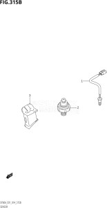 05004F-410001 (2014) 50hp E01-Gen. Export 1 (DF50AVT  DF50AVTH) DF50A drawing SENSOR (DF40AQH:E01)