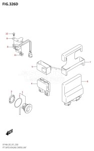 DF115AZ From 11503Z-510001 (E03)  2015 drawing PTT SWITCH /​ ENGINE CONTROL UNIT (DF140AT:E03)