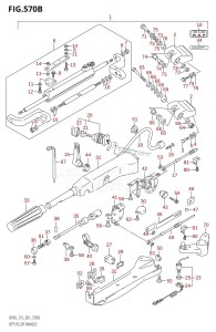 DF115T From 11501F-151001 (E01)  2001 drawing OPT:TILLER HANDLE (K4,K5,K6,K7,K8,K9,K10,011)