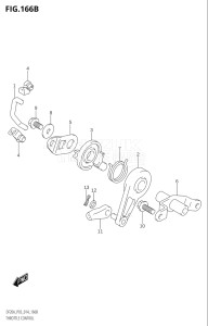 00995F-410001 (2014) 9.9hp P03-U.S.A (DF9.9B  DF9.9BR  DF9.9BT  DF9.9BTH) DF9.9B drawing THROTTLE CONTROL (DF9.9BT:P03)