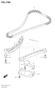 DF50A From 05003F-210001 (E03)  2012 drawing TIMING CHAIN