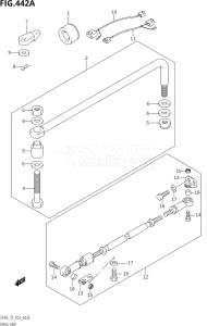 06001F-880001 (2008) 60hp E03-USA (DF60TK8) DF60 drawing DRAG LINK