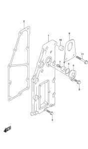 Outboard DF 150 drawing Exhaust Cover