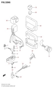 DF200Z From 20002Z-310001 (E01 E40)  2013 drawing PTT SWITCH /​ ENGINE CONTROL UNIT (DF225Z:E01)