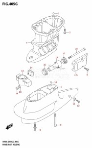 DF50A From 05003F-240001 (E01 E11)  2022 drawing DRIVE SHAFT HOUSING (DF50AVTH:E01,(DF50AVT,DF60AVT):E03)