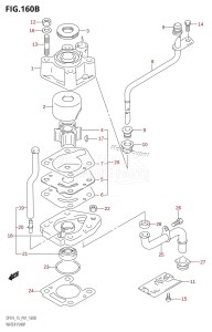 DF15 From 01502F-780001 (P01)  2007 drawing WATER PUMP (K7,K8,K9,K10,011)