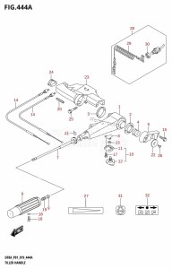 DF8A From 00801F-410001 (P01)  2014 drawing TILLER HANDLE (DF8A,DF9.9A)