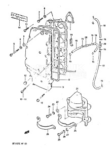 DT140 From 14002-405082 till 406620 ()  1984 drawing SILENCER - MOTOR BRACKET