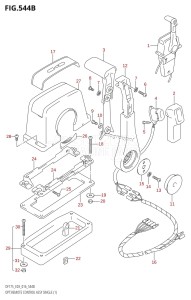 DF175TG From 17502F-610001 (E03)  2016 drawing OPT:REMOTE CONTROL ASSY SINGLE (1) (DF150Z:E03)