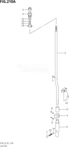 05001F-151001 (2001) 50hp E01 E11-Gen. Export 1-and 2 (DF50QHK1  DF50TK1) DF50 drawing SHIFT ROD