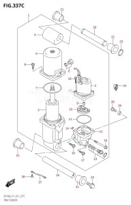 DF140AZ From 14003Z-710001 (E11 E40)  2017 drawing TRIM CYLINDER (DF115AT:E40)