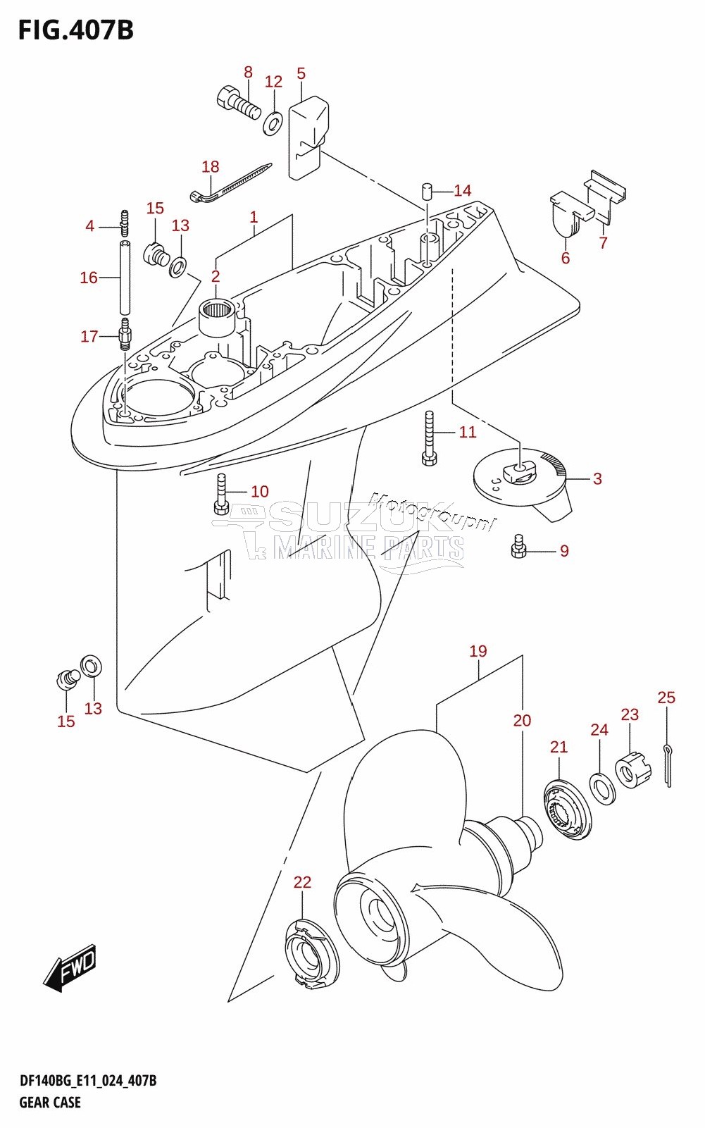 GEAR CASE ((DF115BG,DF140BG):E40)