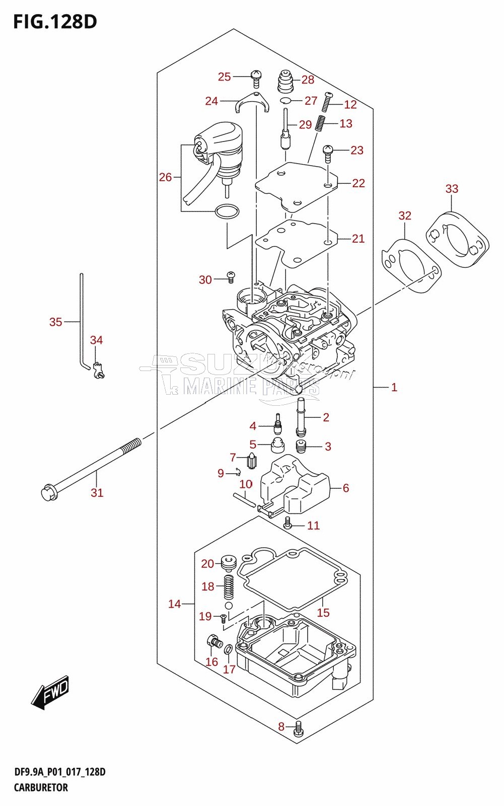 CARBURETOR (DF9.9AR:P01)